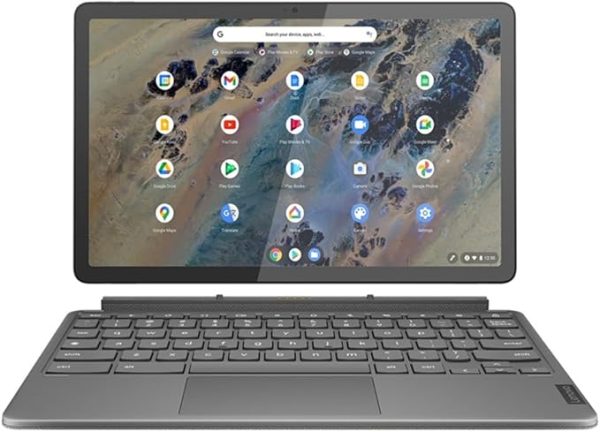 LENOVO IdeaPad Duet 3 10.95" 2 in 1 Refurbished Chromebook - Snapdragon 7c Gen 2, 128 GB eMMC, Grey (Very Good Condition)