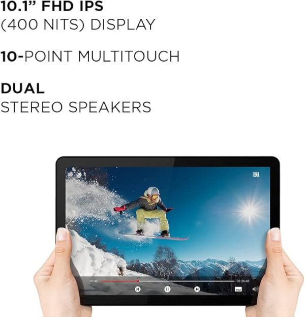 LENOVO IdeaPad Duet 3 10.95" 2 in 1 Refurbished Chromebook - Snapdragon 7c Gen 2, 128 GB eMMC, Grey (Very Good Condition) - Image 4